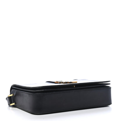 Saint Laurent Smooth Calfskin Medium Classic Monogram Universite Bag Black 4 of 13