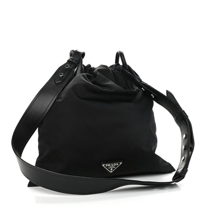 Prada Tessuto Nylon Passama Crossbody Black 3 of 10