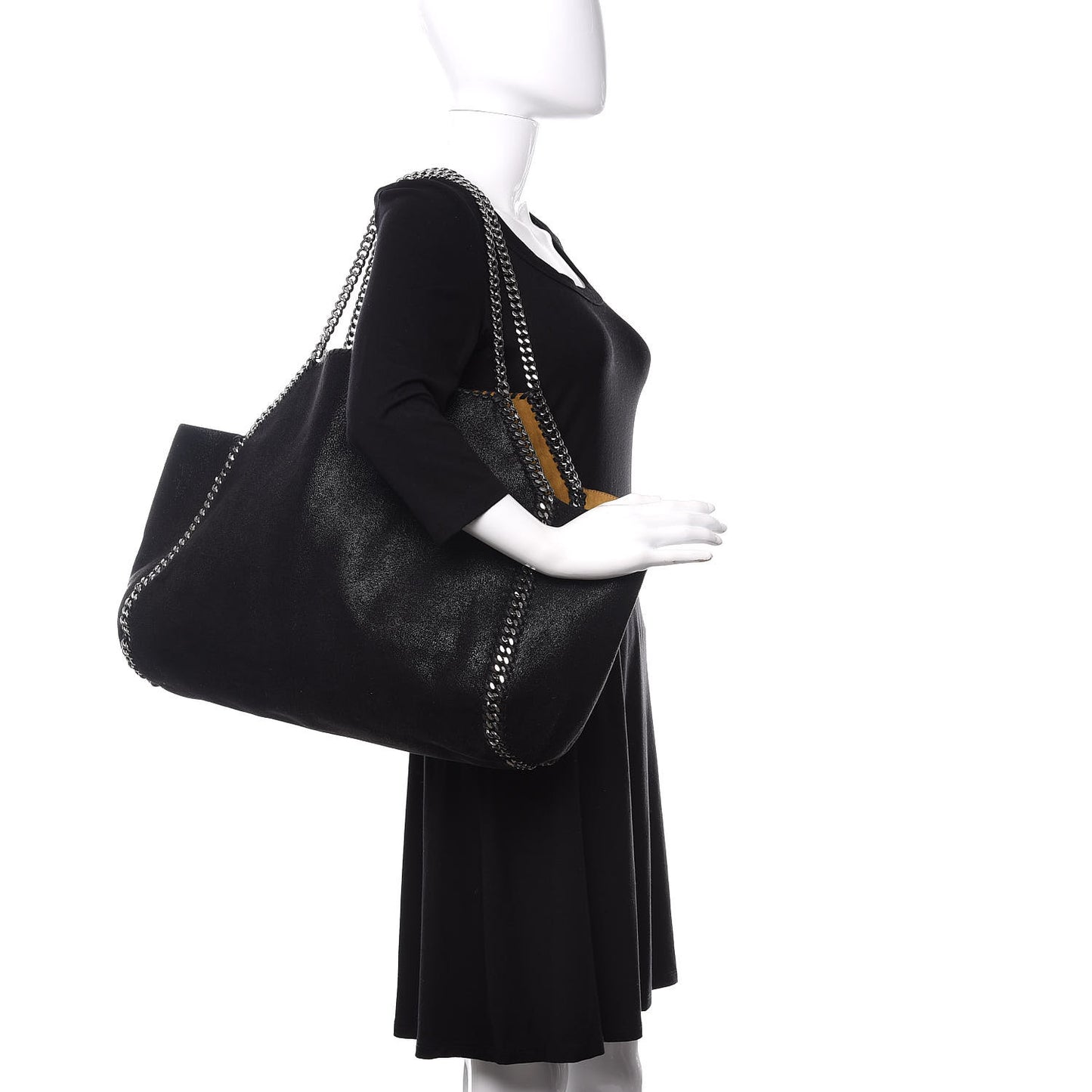 Shaggy Deer Falabella Reversible Tote Black