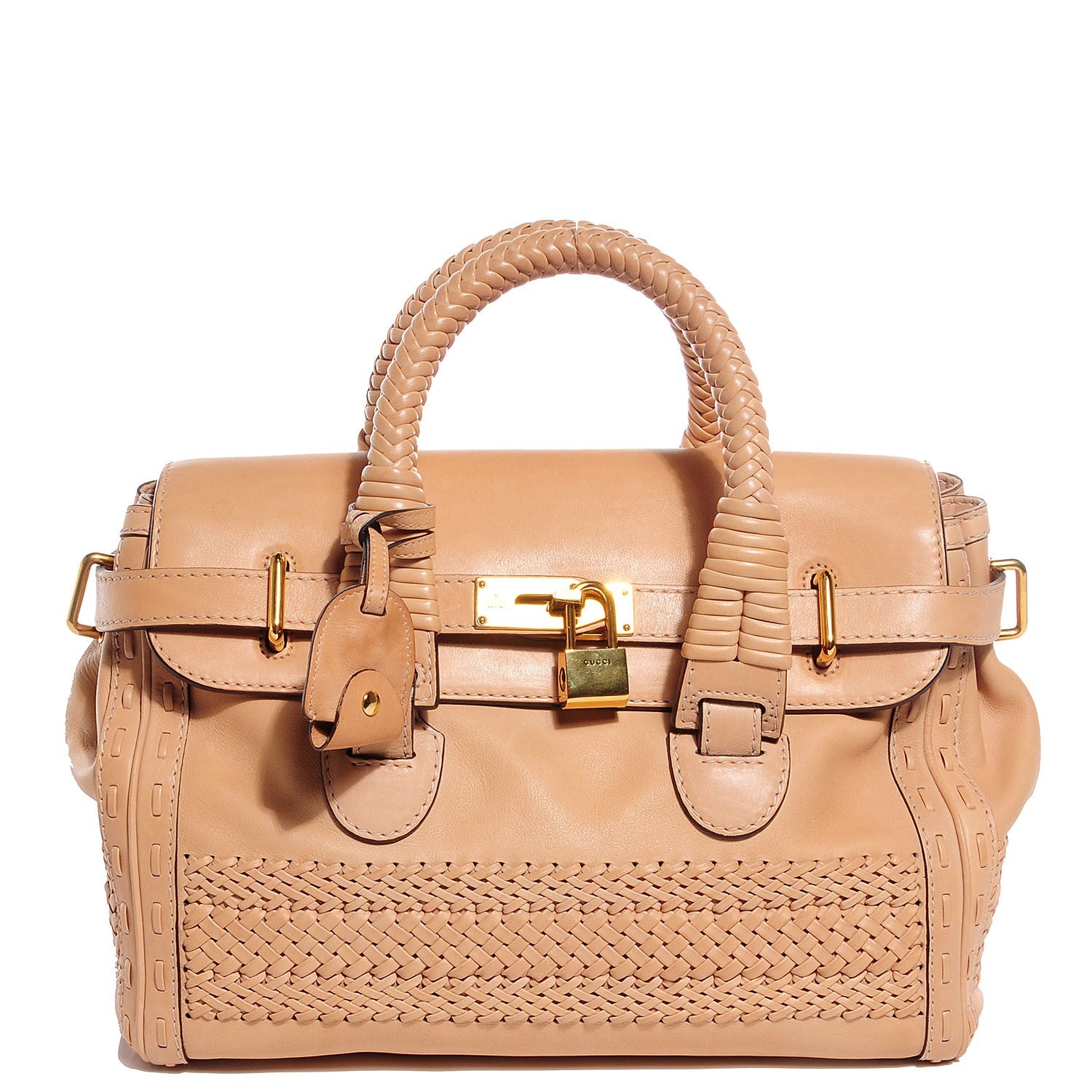 Gucci Leather Handmade Medium Top Handle Bag 1 of 9