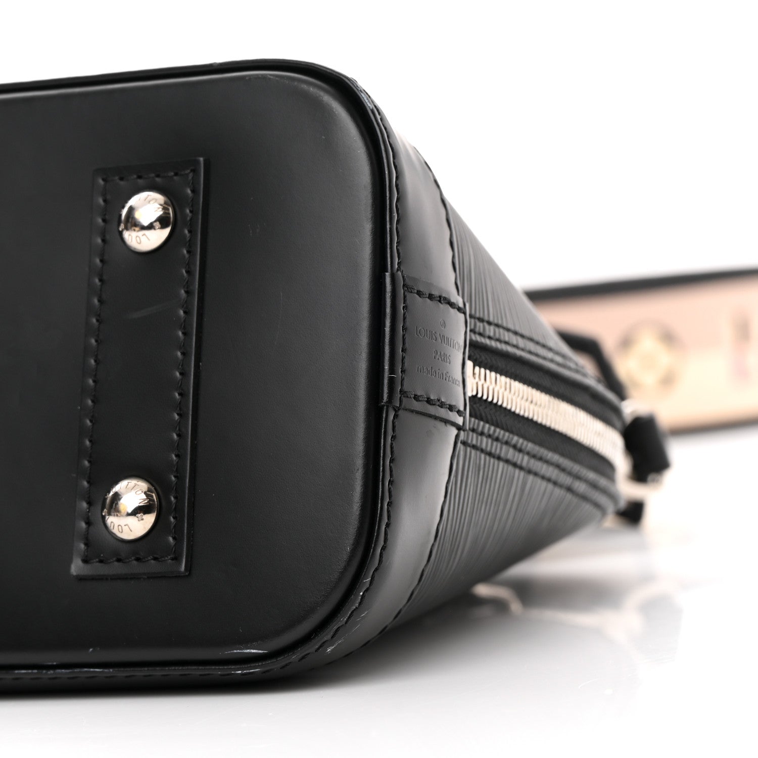 Louis Vuitton Epi Jacquard Alma BB Black 9 of 13