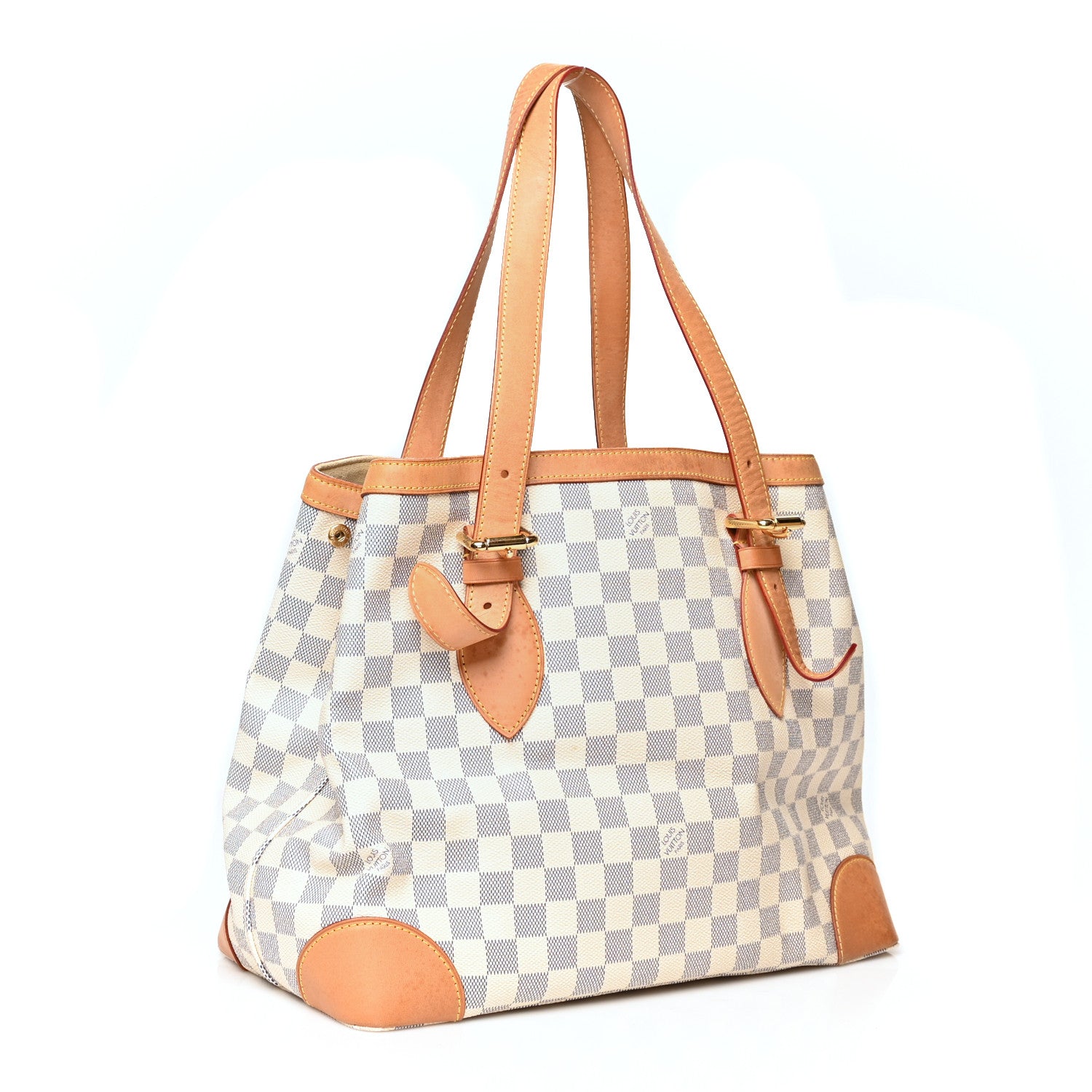 Louis Vuitton Damier Azur Hampstead MM 3 of 11
