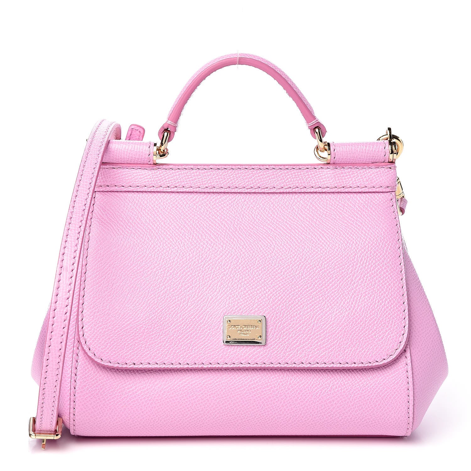 Dolce & Gabbana Dauphine Mini Miss Sicily Satchel Pink 1 of 10