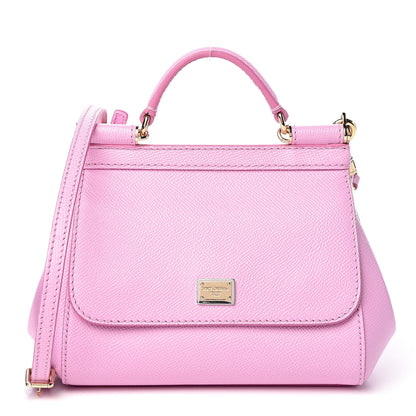 Dolce & Gabbana Dauphine Mini Miss Sicily Satchel Pink 1 of 10