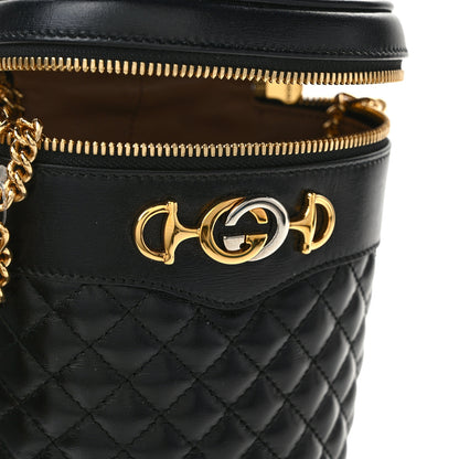 Gucci Calfskin Trapuntata Zumi Belt Bag Black 12 of 13