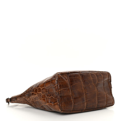 Fendi Alligator Hobo Brown 4 of 16