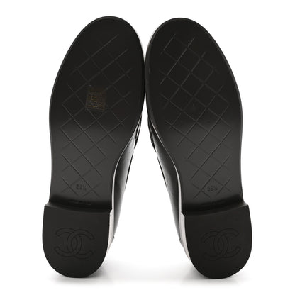 Chanel Lambskin Quilted CC Turnlock Loafers 39.5 Dark Brown 6 of 9