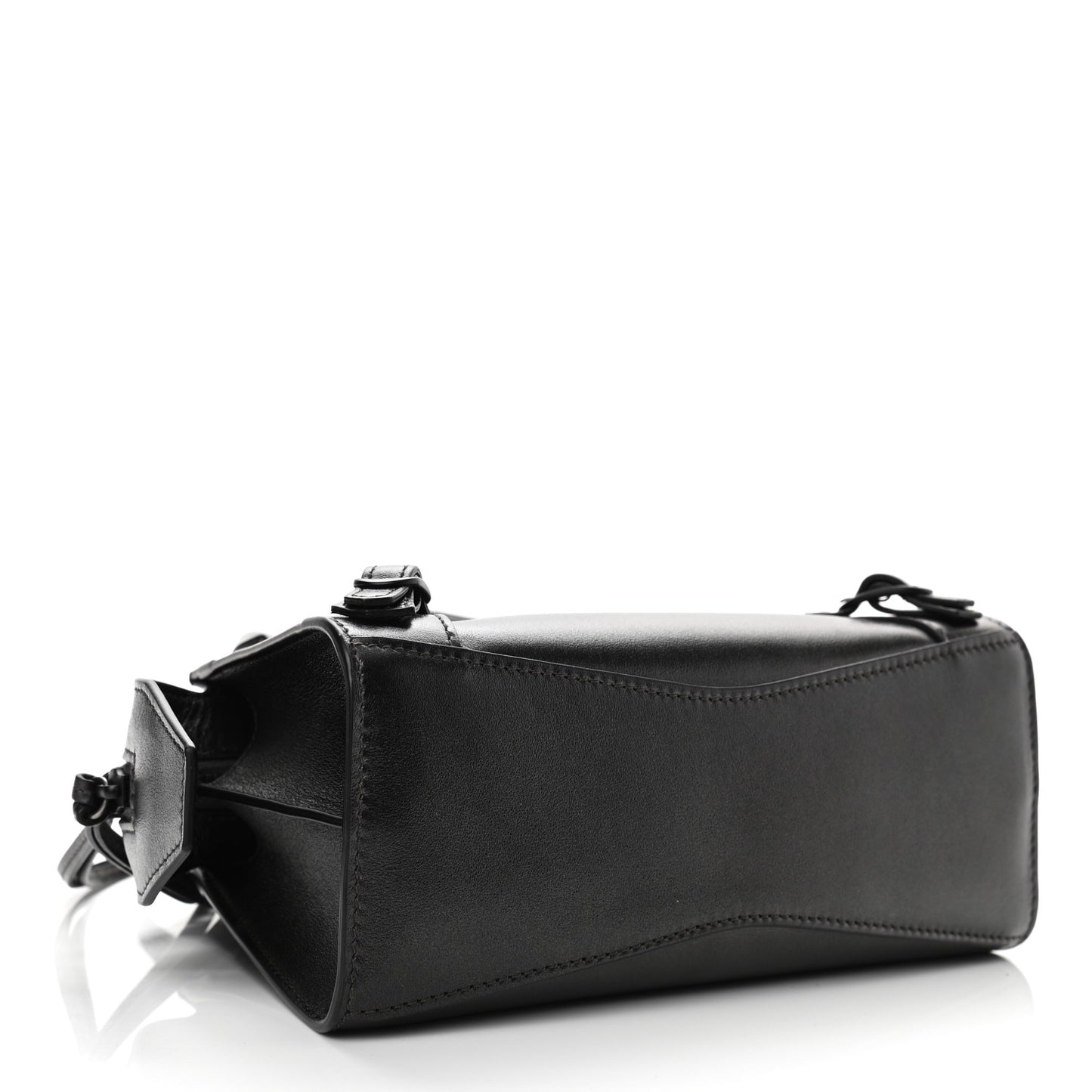 Smooth Calfskin Neo Classic Black Hardware Mini City Gunmetal