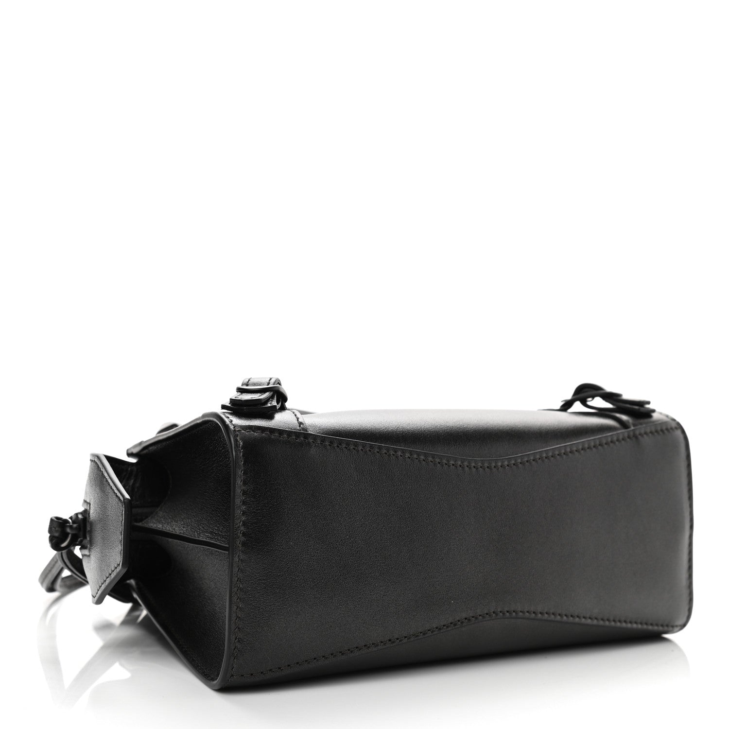 Balenciaga Smooth Calfskin Neo Classic Black Hardware Mini City Gunmetal 4 of 11