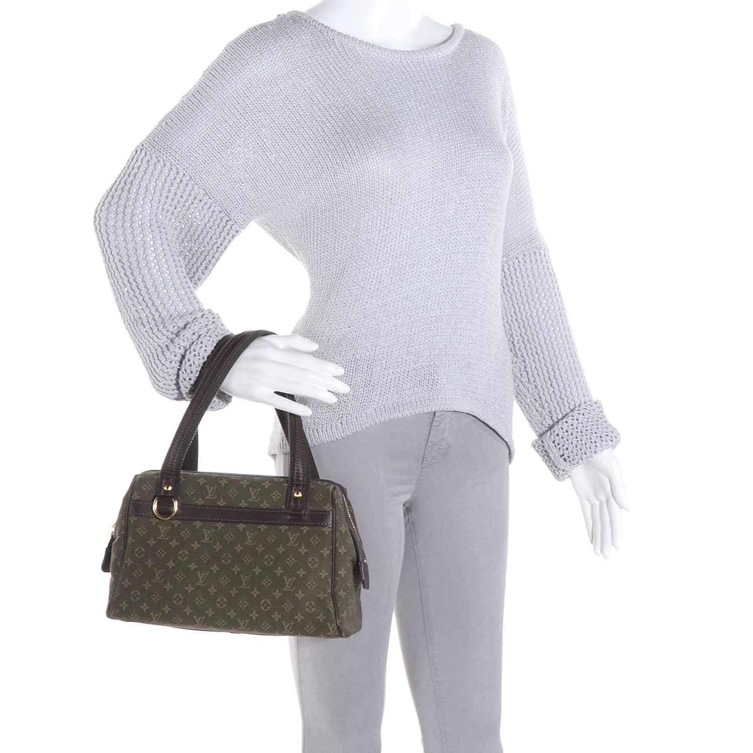 Louis Vuitton Mini Monogram Josephine PM Kaki 2 of 7