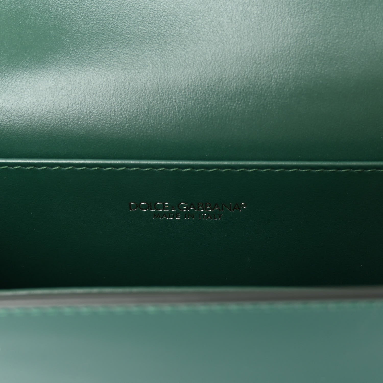 Dolce & Gabbana Patent DG Girls Phone Shoulder Bag Emerald 7 of 10
