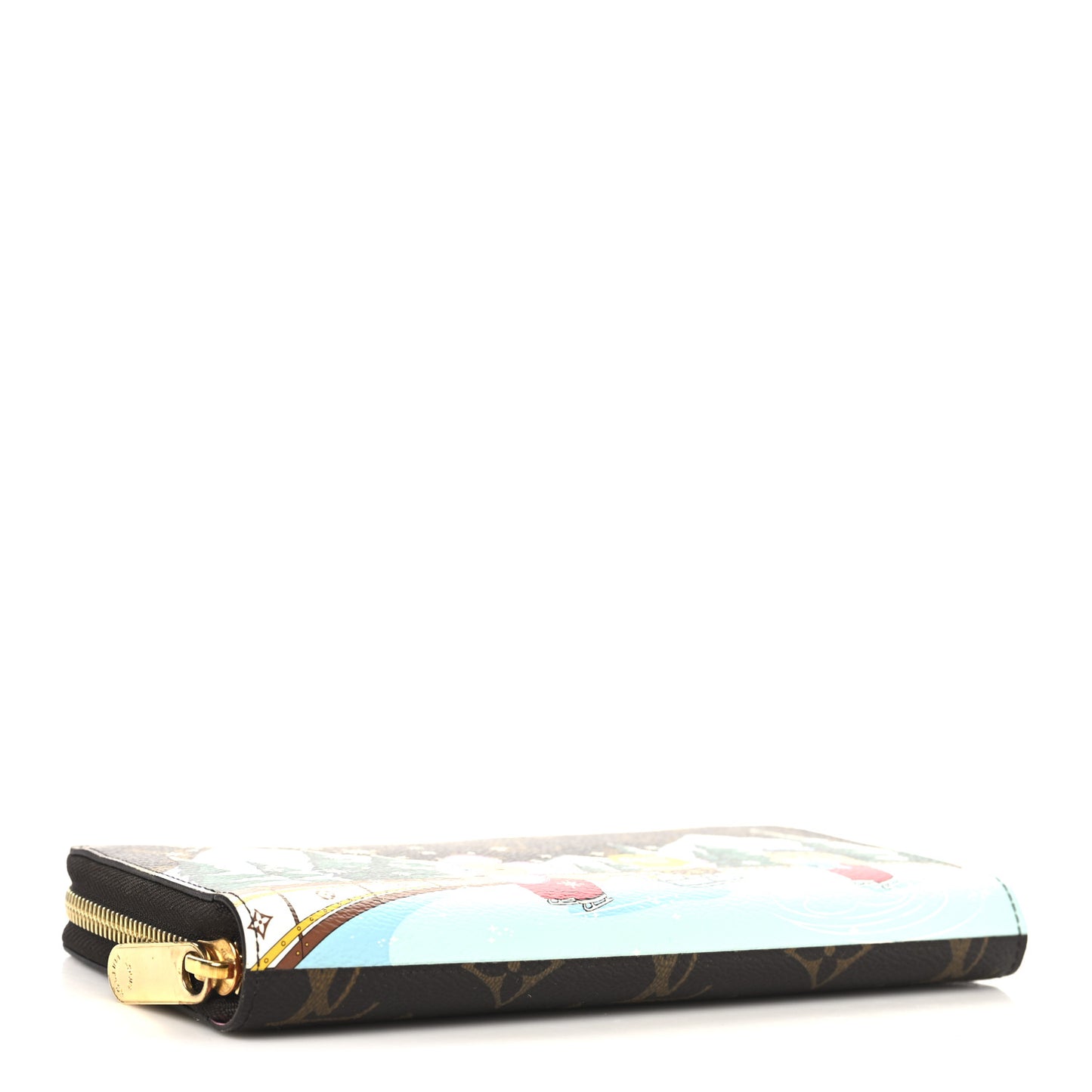 Monogram 2023 Christmas Animation Alpine Zippy Wallet Pink