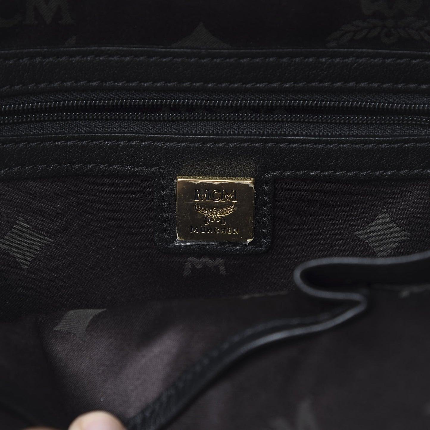 Metallic Visetos Studded Small Dual Stark Backpack Gold