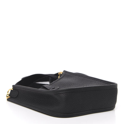 Hermes Taurillon Clemence Evelyne TPM Black 4 of 8
