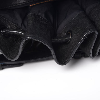 Alexander Wang Pebbled Lambskin Pony Hair Leopard Diego Bucket Bag Black Hardware 11 of 23