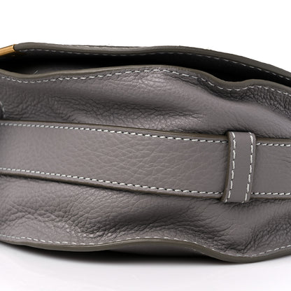 Chloe Calfskin Medium Marcie Round Crossbody Bag Cashmere Grey 9 of 9