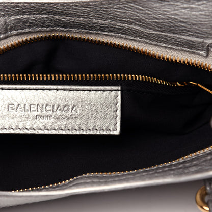 Balenciaga Metallic Agneau Giant 12 Gold Hardware Town Gris Aluminum 7 of 11