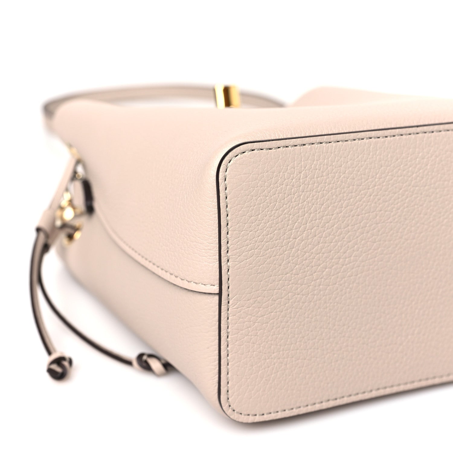 Louis Vuitton Calfskin Nano Lockme Bucket Greige 7 of 8