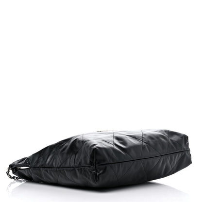 Chanel Shiny Calfskin Quilted Chanel 22 Black 5 of 10