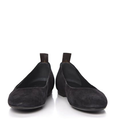 Louis Vuitton Suede Monogram Uniformes Ballet Flats 36.5 Black 5 of 11
