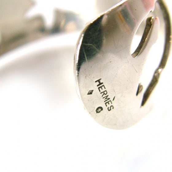 Hermes Silver Wide Cuff Sea Life 4 of 7