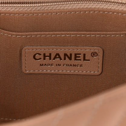 Chanel Calfskin Quilted Medium Daily Chevron Flap Beige 5 of 8