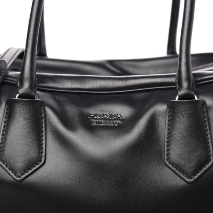 Prada Soft Calf Large Inside Tote Black Mughetto 10 of 10