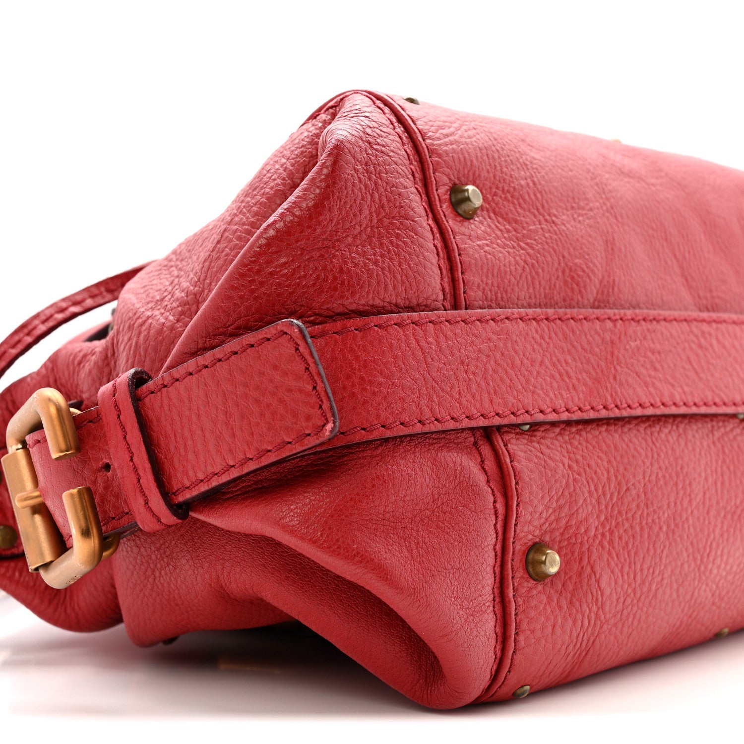 Chloe Calfskin Medium Paddington Satchel Rouge 9 of 23