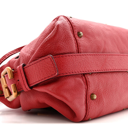 Chloe Calfskin Medium Paddington Satchel Rouge 9 of 23