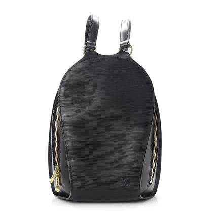 Louis Vuitton Epi Mabillon Backpack Black 1 of 9