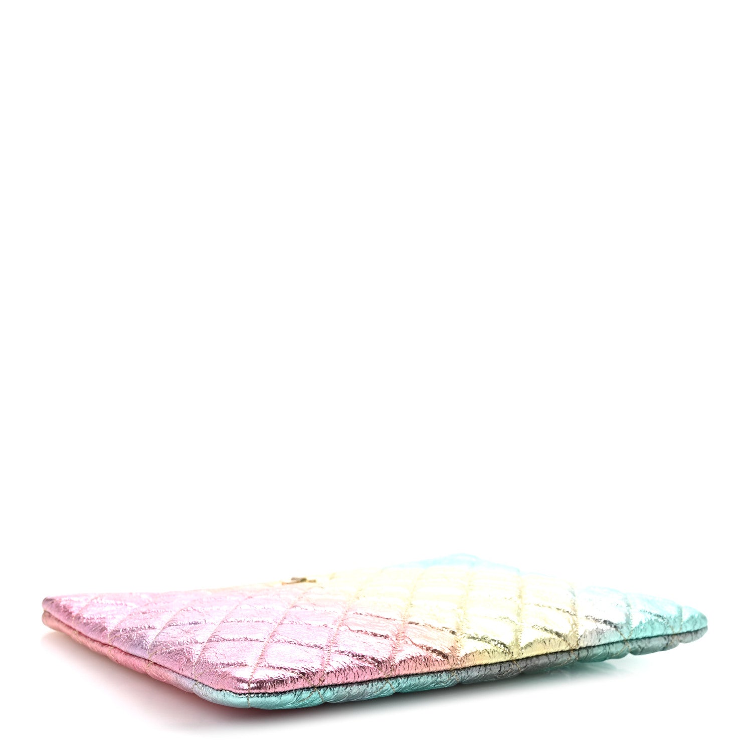 Chanel Metallic Goatskin Quilted Medium 2.55 Reissue Cosmetic Case Multicolor 4 of 7