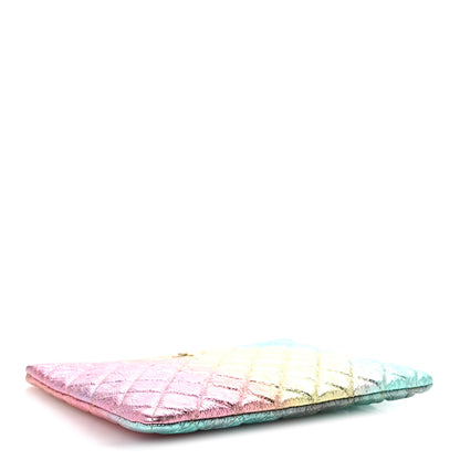Chanel Metallic Goatskin Quilted Medium 2.55 Reissue Cosmetic Case Multicolor 4 of 7