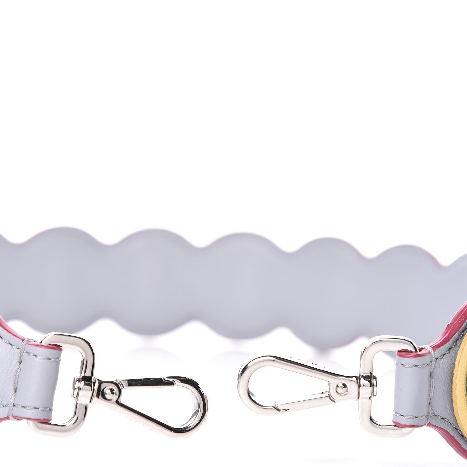 Fendi Vitello Dolce Spike Studded Circle Strap You Ardesia Multicolor 4 of 4