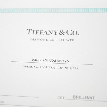 Tiffany Platinum .70 Carat Diamond Engagement Ring 5.5 4 of 9