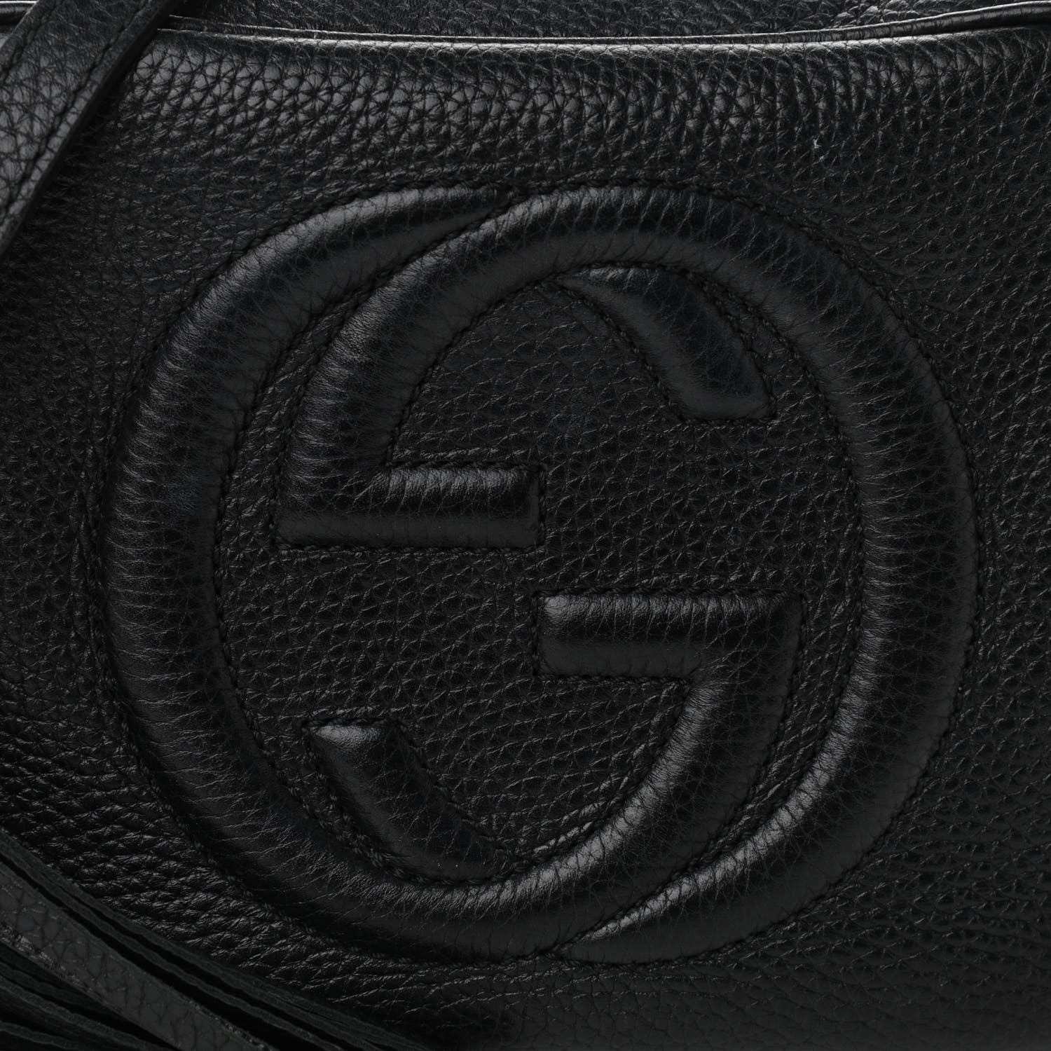 Gucci Pebbled Calfskin Small Soho Disco Bag Black 12 of 17