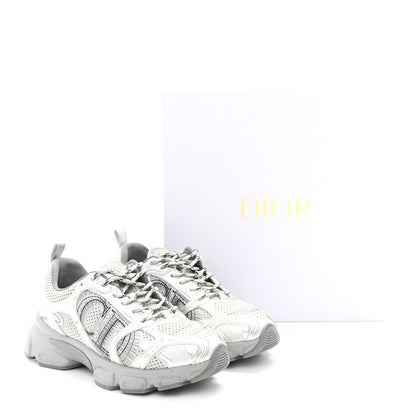 Christian Dior Technical Mesh Dior Chrono Sneakers 38 Silver 11 of 11