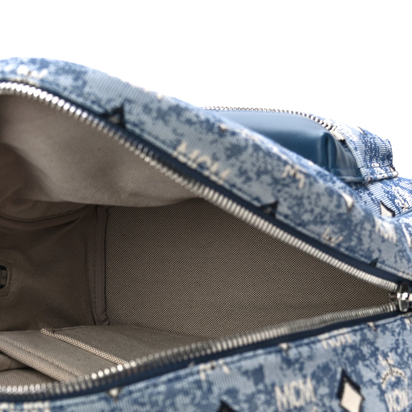 Jacquard Monogram Small Backpack Blue