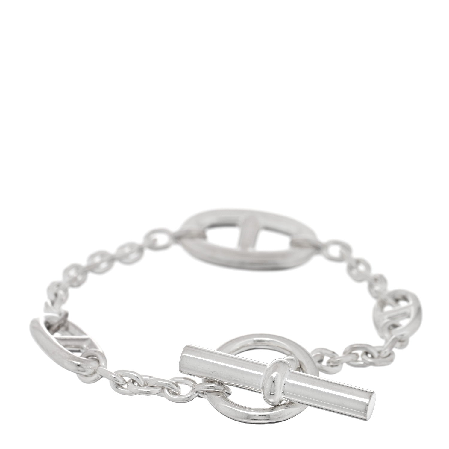 Hermes Sterling Silver Farandole Bracelet ST 2 of 4