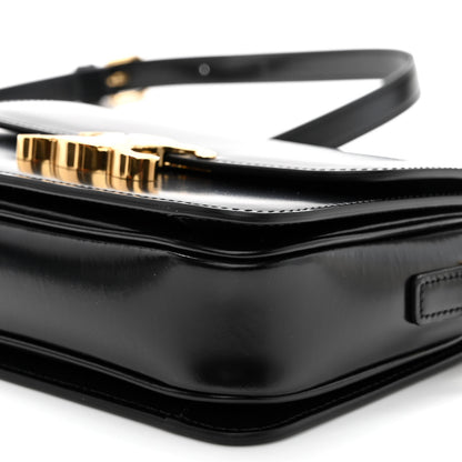 Celine Shiny Calfskin Teen Triomphe Black 9 of 10