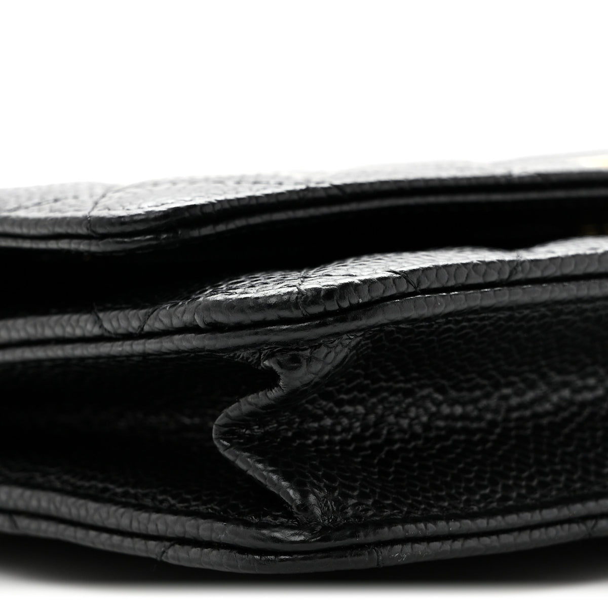 Chanel Caviar Quilted Wallet on Chain WOC Black 9 of 12