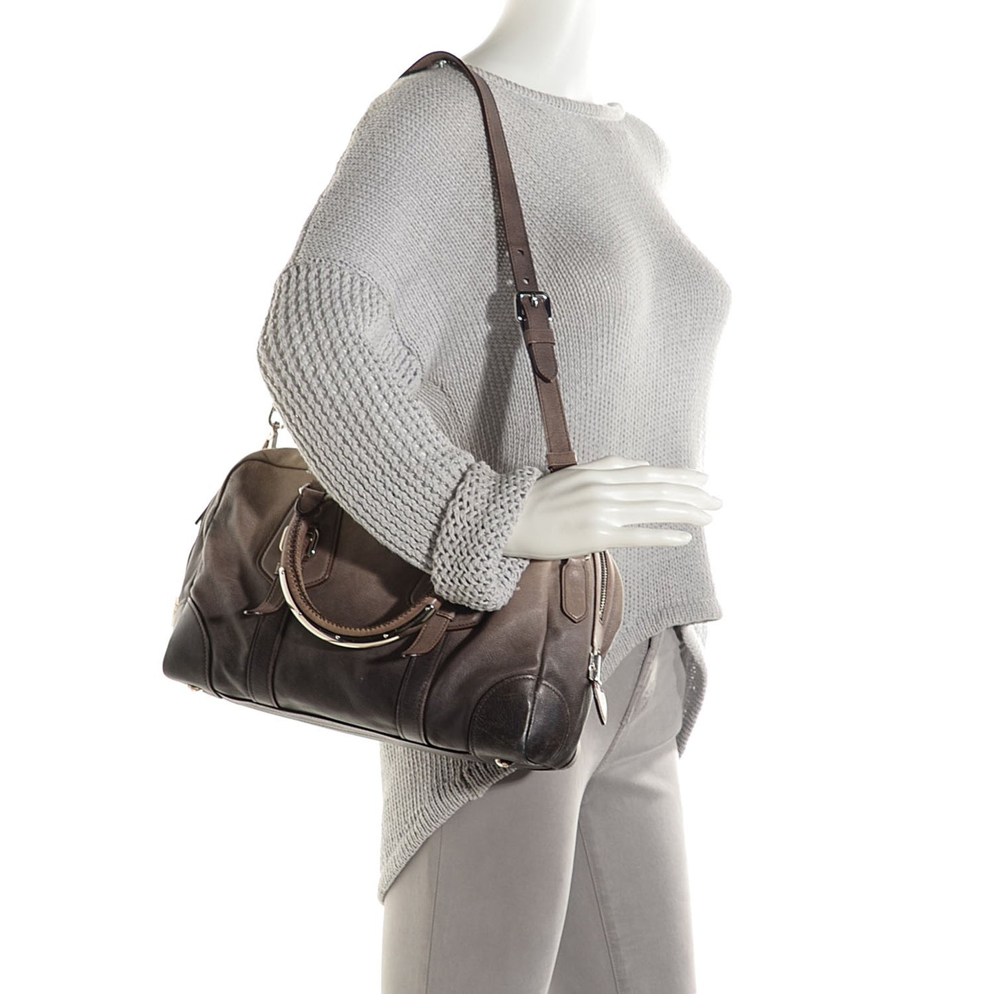 Glace Calf Bowler White Sfumato