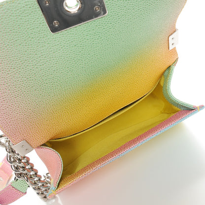 Chanel Caviar Quilted Small Cuba Rainbow Boy Flap Multicolor 5 of 7