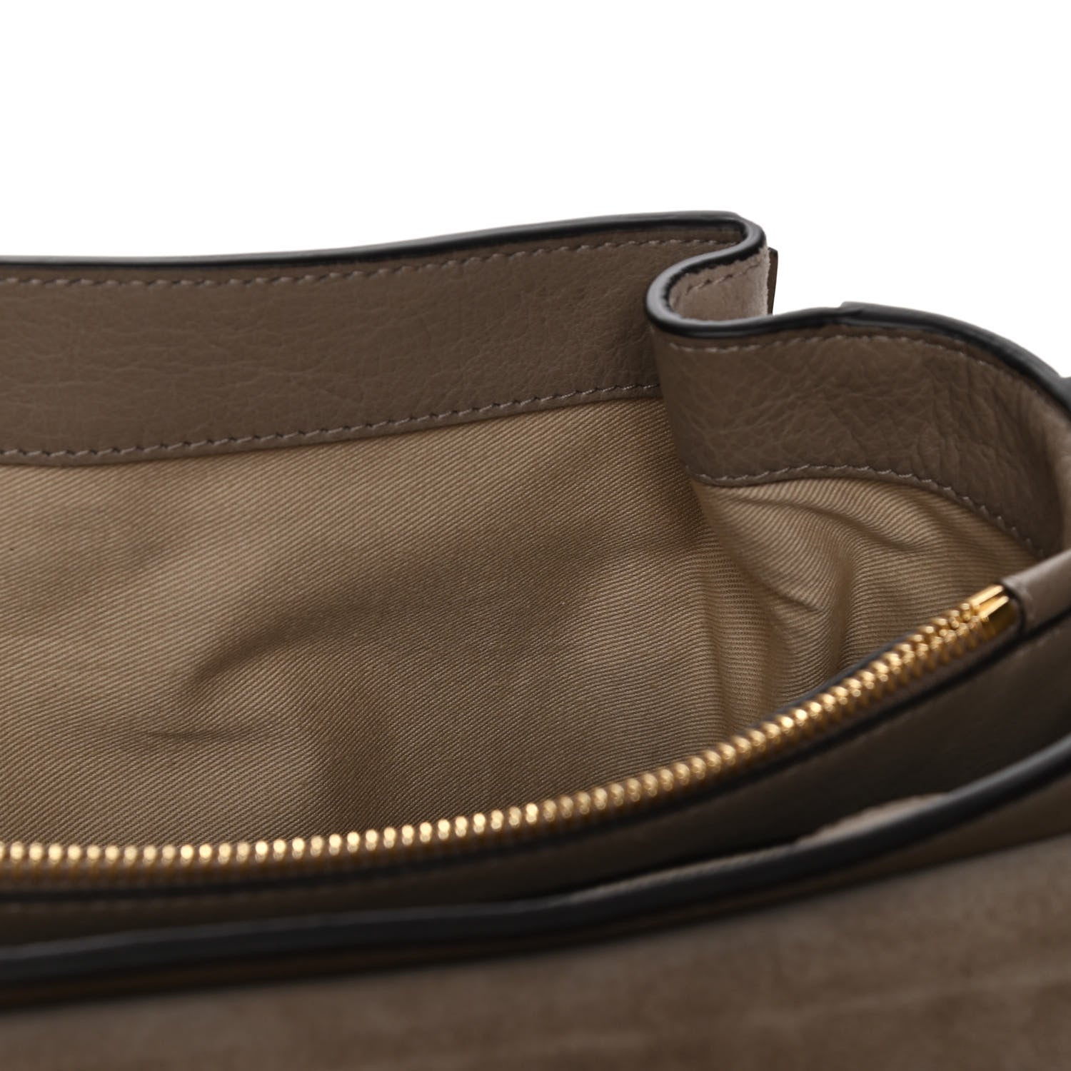 Chloe Calfskin Medium Faye Day Shoulder Bag Motty Grey 12 of 14