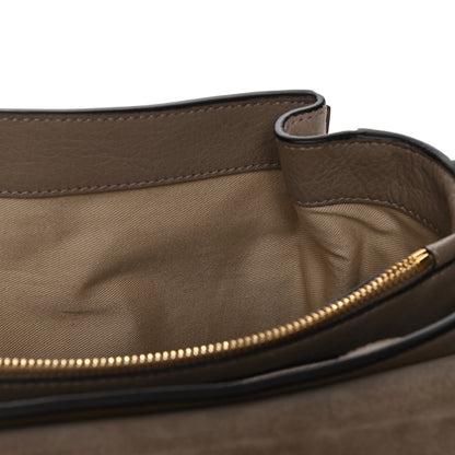 Chloe Calfskin Medium Faye Day Shoulder Bag Motty Grey 12 of 14