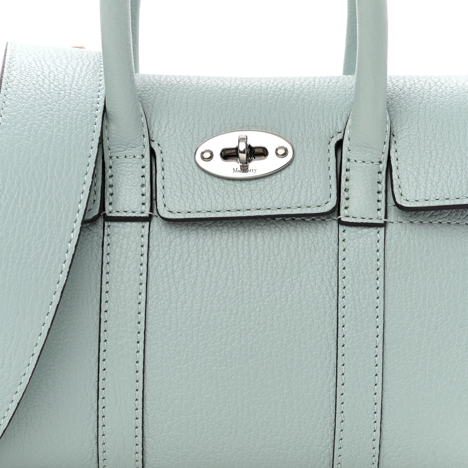 Mulberry Small Classic Grain Mini Bayswater Cloud 7 of 9