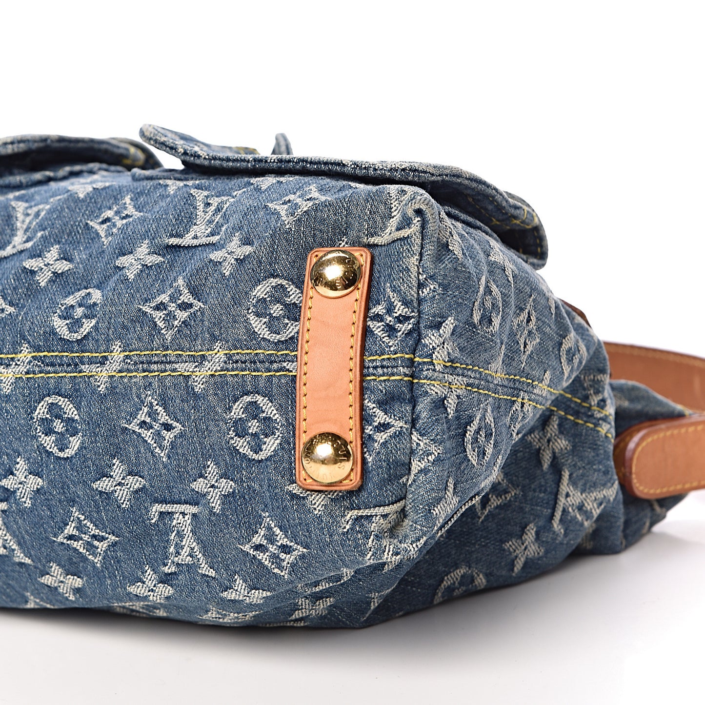 Monogram Denim Baggy PM Blue