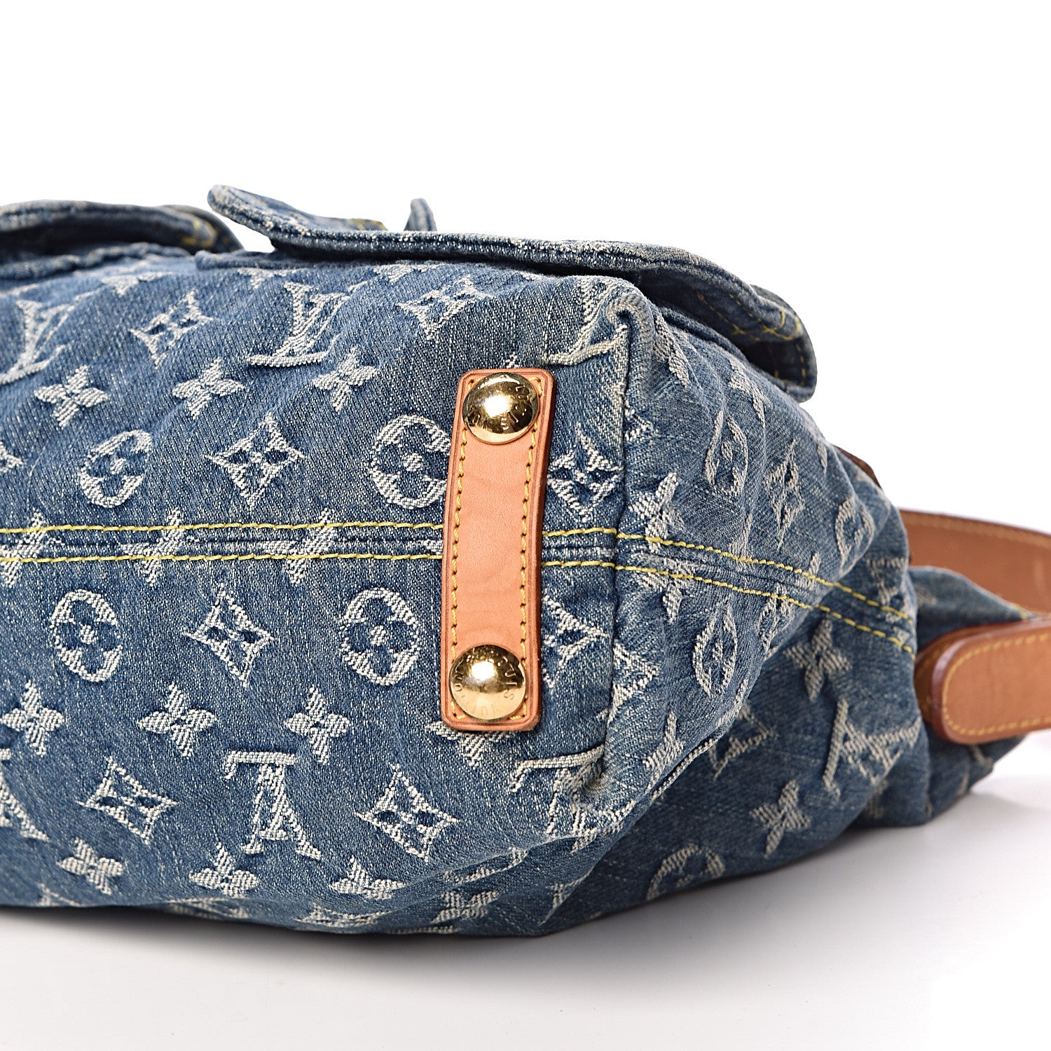 Louis Vuitton Monogram Denim Baggy PM Blue 9 of 12