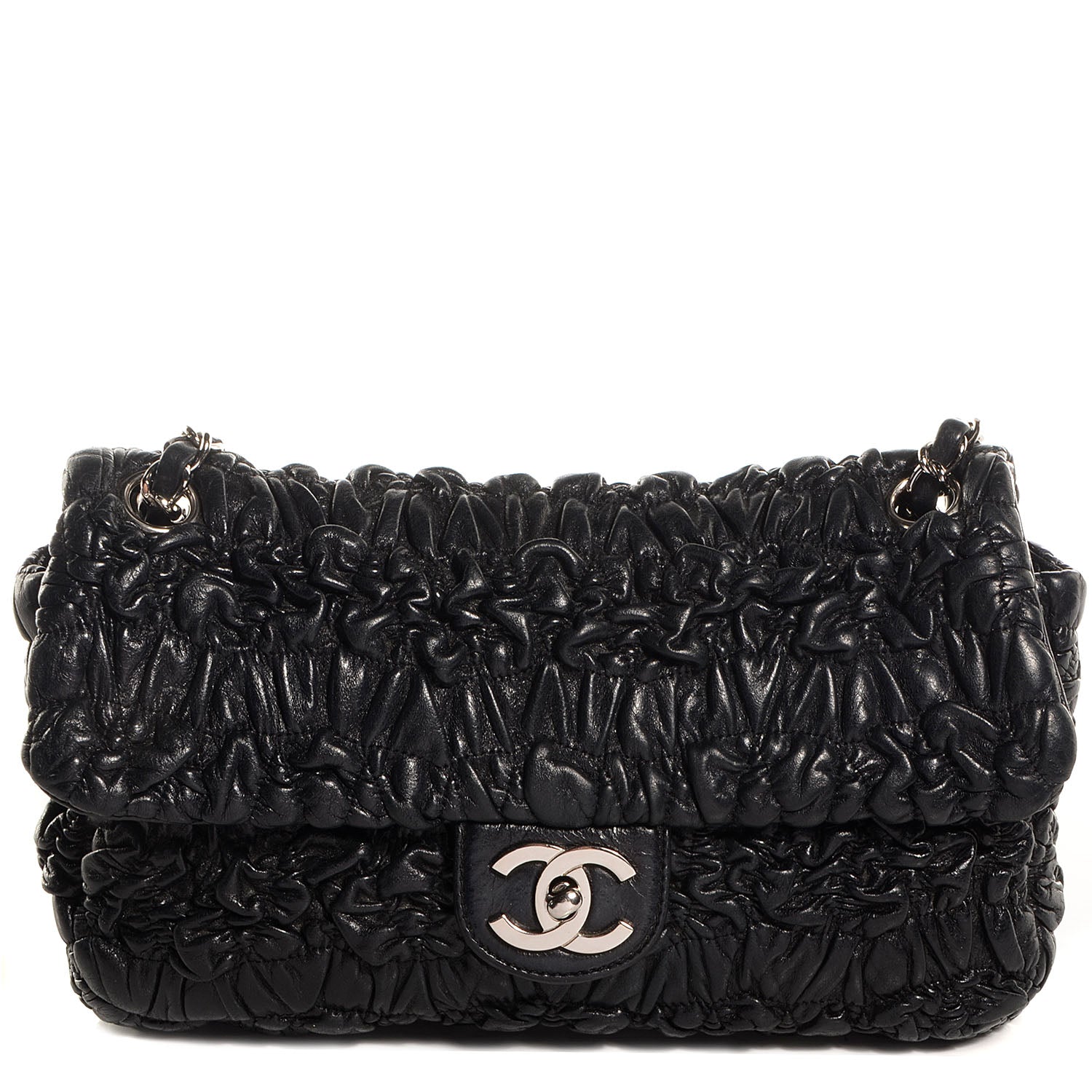 Chanel Lambskin Astrakan Small Flap Black 1 of 8