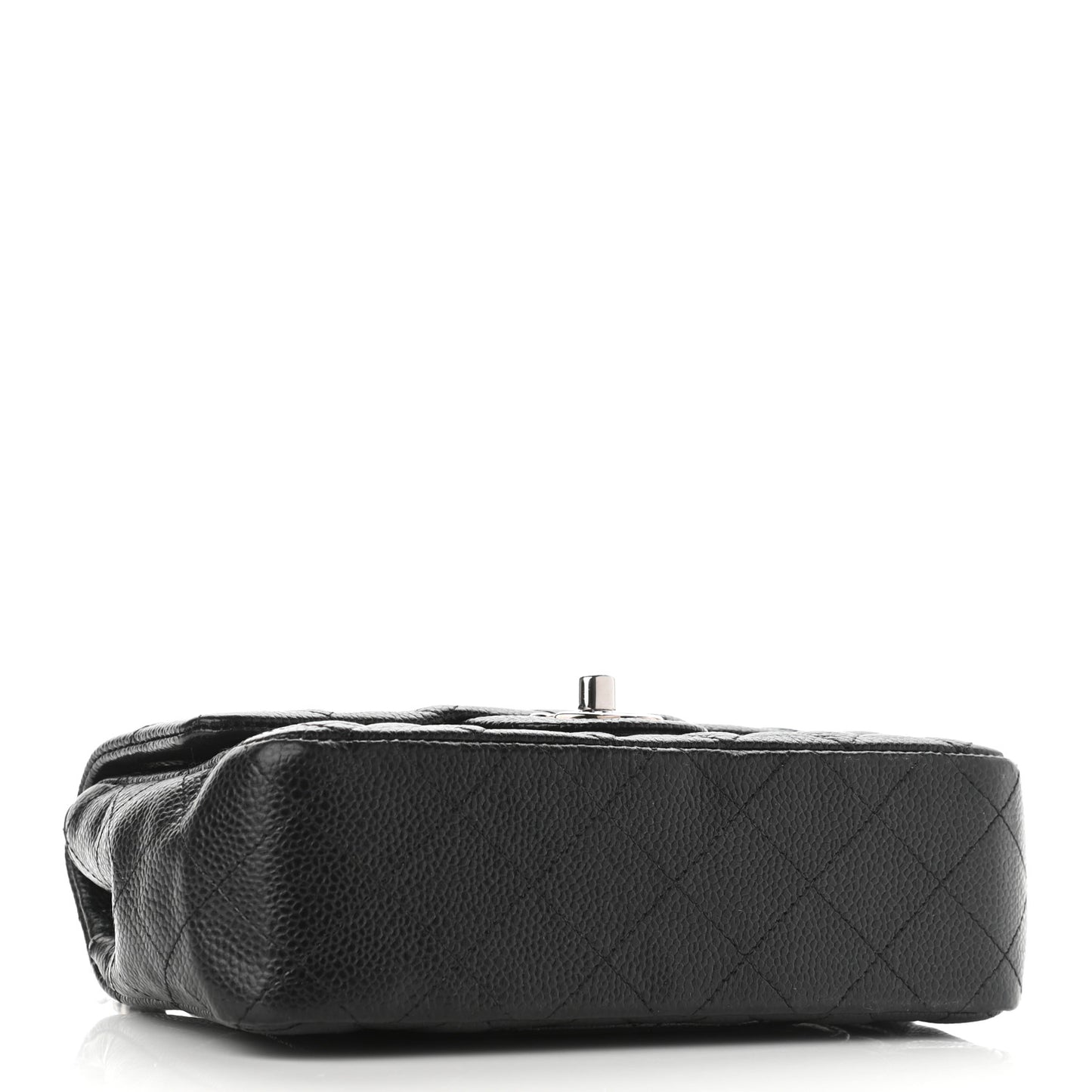 Caviar Quilted Mini Rectangular Flap Black
