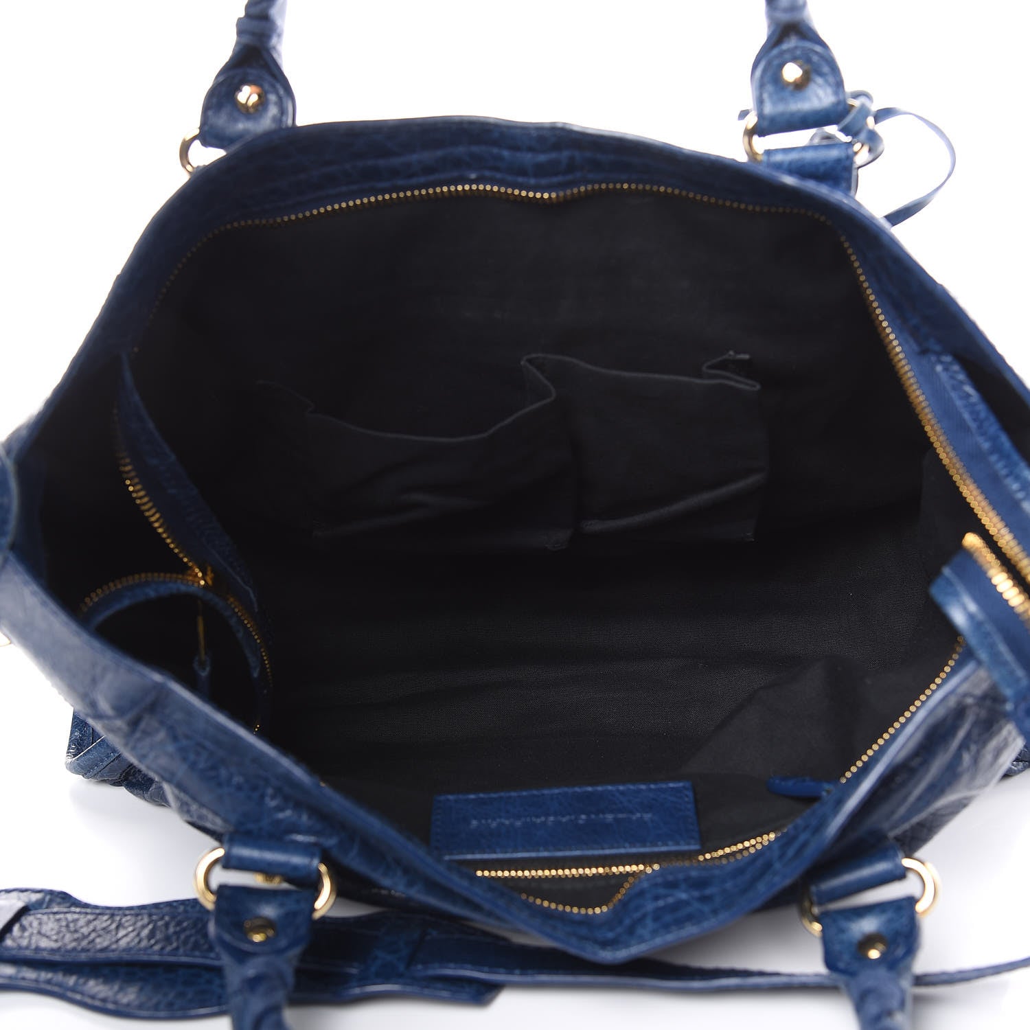 Balenciaga Agneau Giant 12 Gold Hardware City Bleu Mineral 5 of 10
